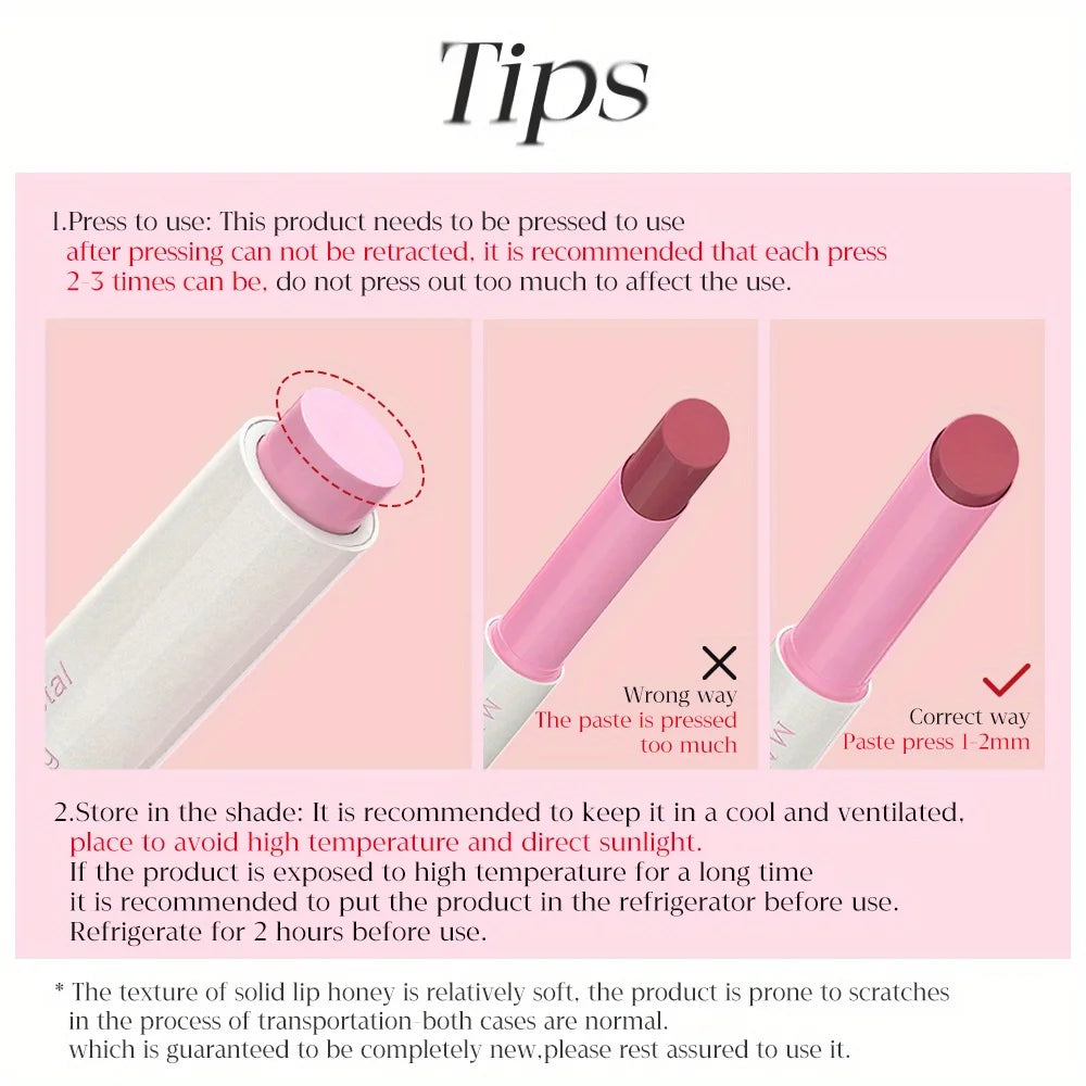 Light-holding mirror solid lip gloss, water-gloss mirror lip glaze, not easy to stick to the cup, long-lasting moisturizing Zpaxo