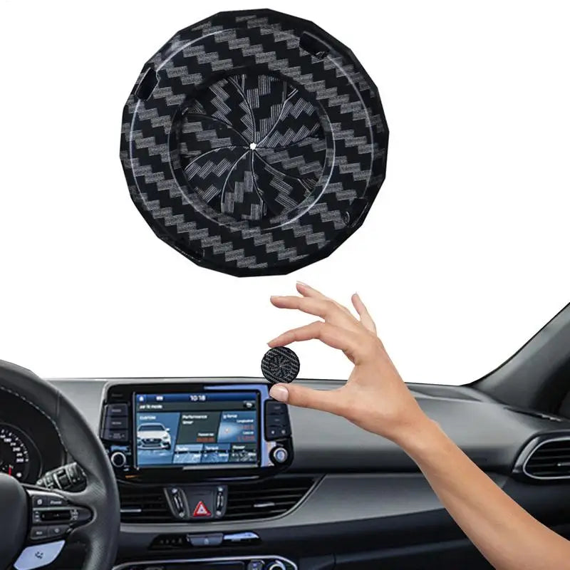 Push Start Button Cover Carbon Fiber Ignition Protective Interior