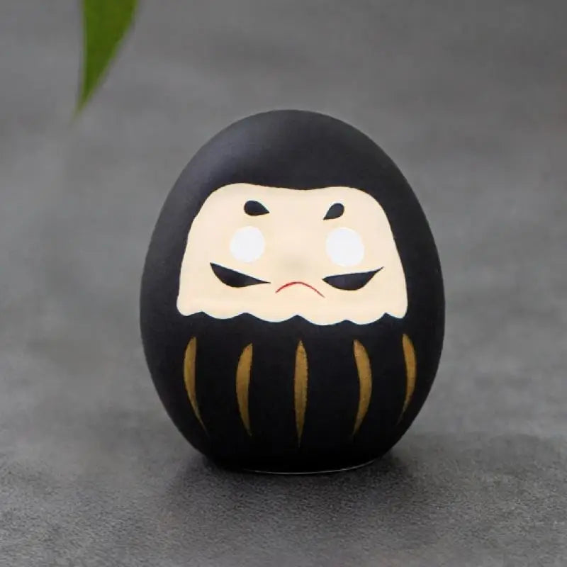 Japanese Daruma Doll Ceramic Statue – Lucky Fortune Decor Lucky Decor Figurine Zpaxo A7