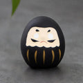 Japanese Daruma Doll Ceramic Statue – Lucky Fortune Decor Lucky Decor Figurine Zpaxo A7