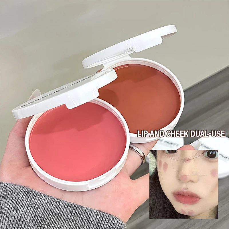Matte Blusher Palette Soft Silky Natural Brightening Multi-purpose Facial Rouge Eyeshadow Lipstick Low Saturation Blush Makeup Zpaxo