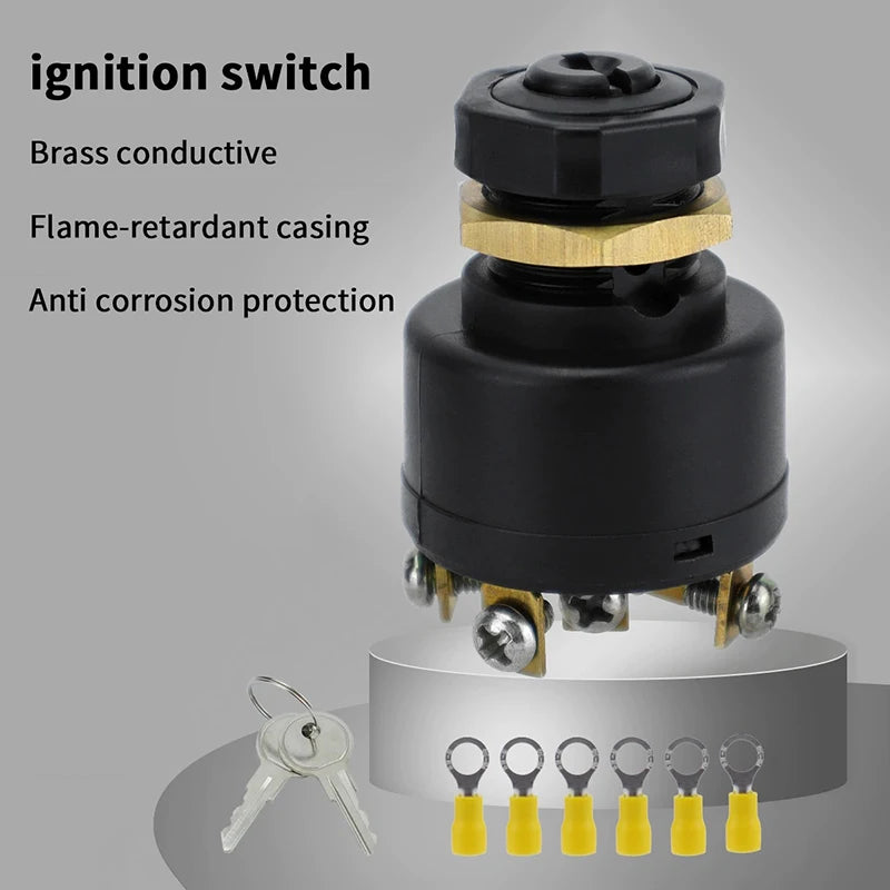12V 3-Way Ignition Starter Switch – Mercury & Mariner Outboard