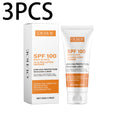 Face & Body Sunscreen Non-Greasy SPF 100+ Facial Sunblock UVA & UVB Protection Sunblocking Cream Anti Aging for Summer Beach Zpaxo 150g boxed