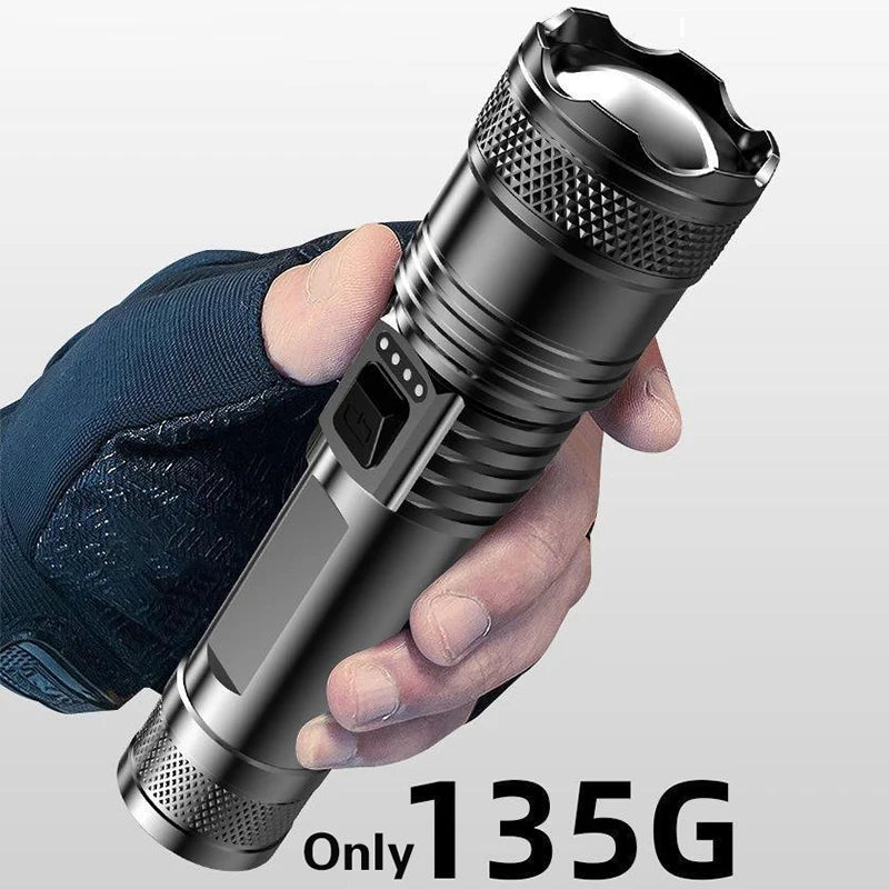 Mini Rechargeable Pocket Flashlight – IPX7, 3 Modes, USB-C