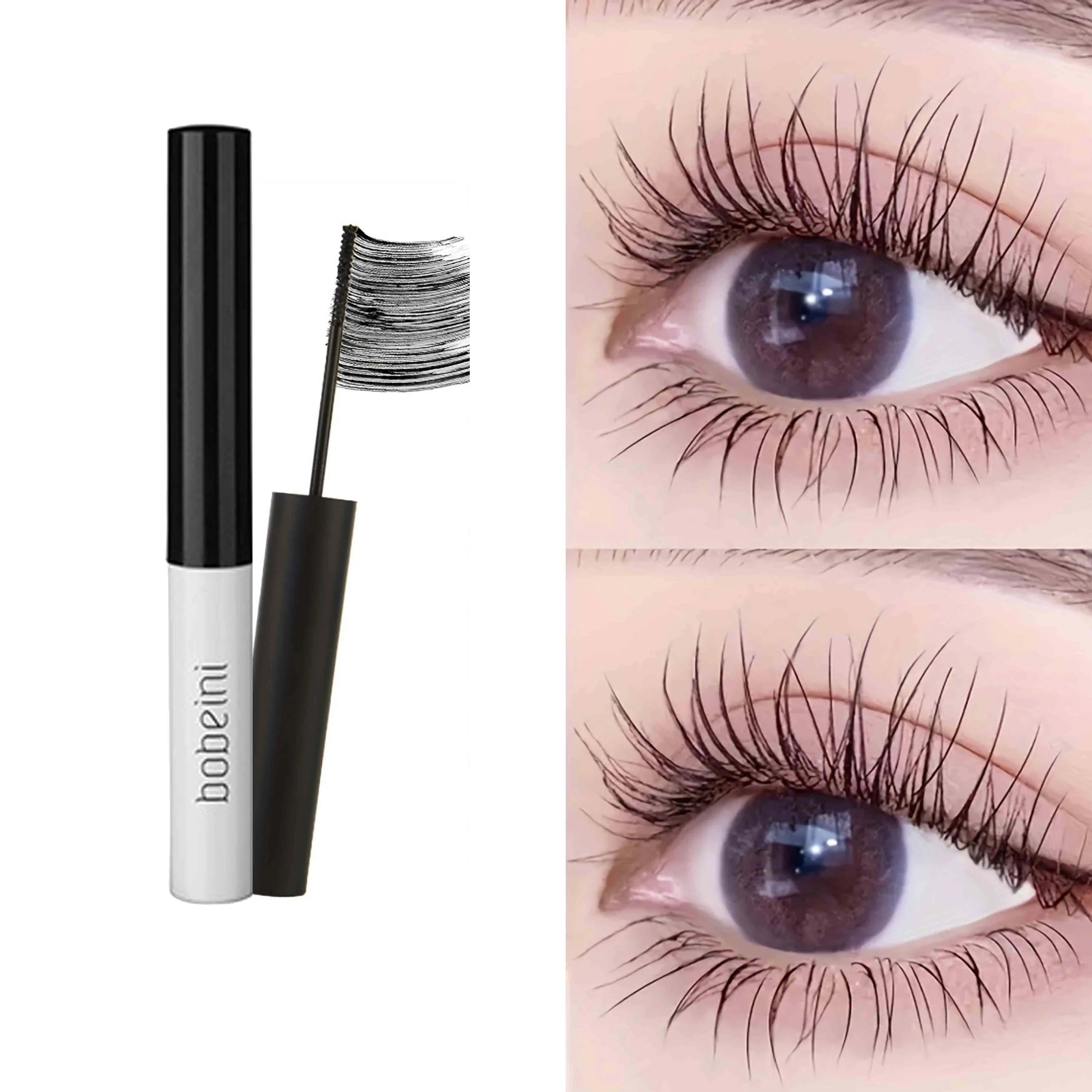 Black Extra Fine Mascara Fine Brush Head Small Brush Head Thin Curl Thick Stretch To Create Sunflower Eyelash Waterproof Zpaxo black