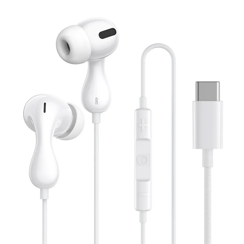 Baseus Encok CZ20 HZ20 In-ear Wired Earphone Hi-res Type-c Jack Mic Zpaxo CZ20-White China Mainland