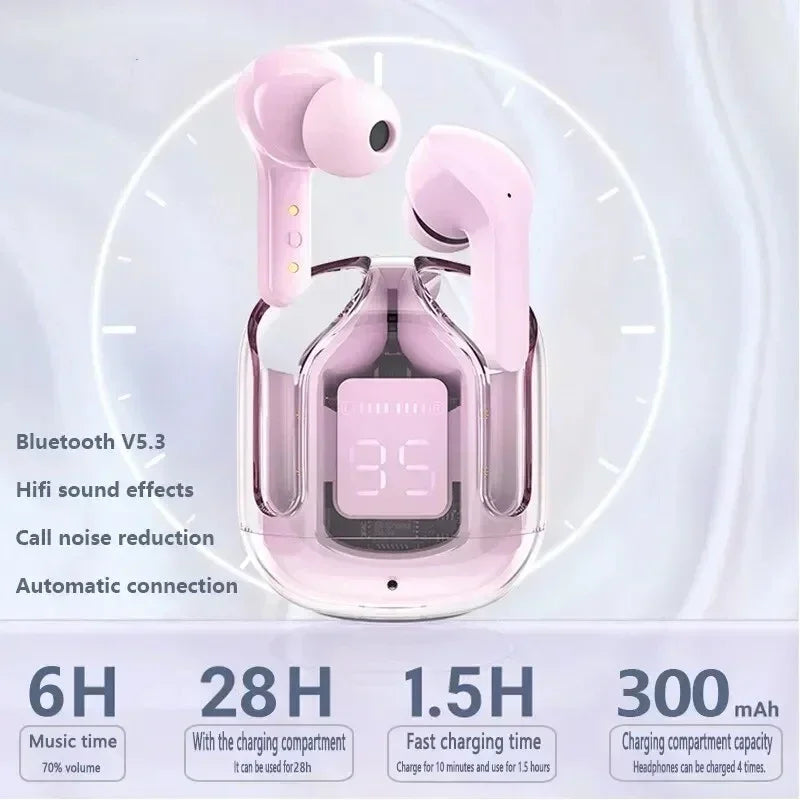 TWS Wireless Bluetooth Earphone Noise Canceling Hifi Stereo Sport