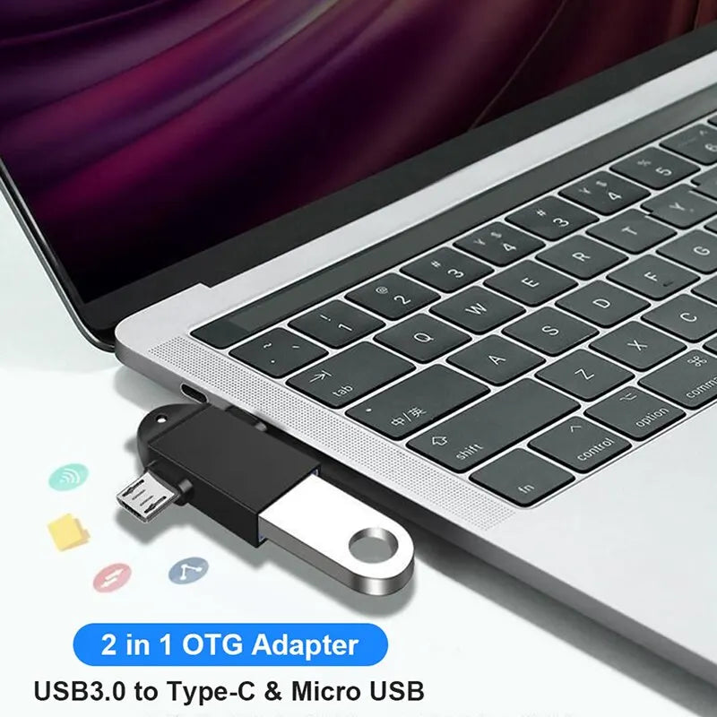 Aluminum Alloy 1 Android OTG Adapter Mobile Phone Usb Connector Multi Zpaxo