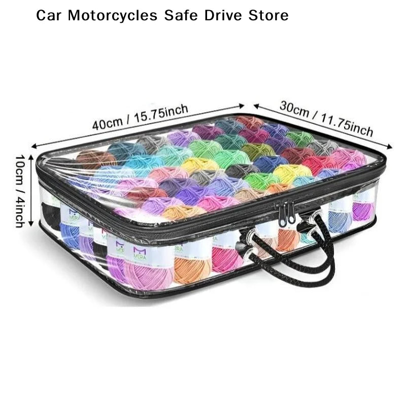【CM】Clear Zippered Storage Bags With Zipper Handles Extra Large Capacity Closet Underbed Organizer For Clothes Bedding Comforter