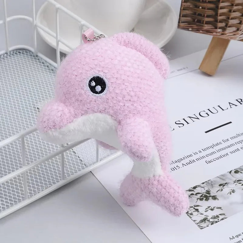 Cute Animal Plush Keychain – Panda & Tiger Stuffed Pendant