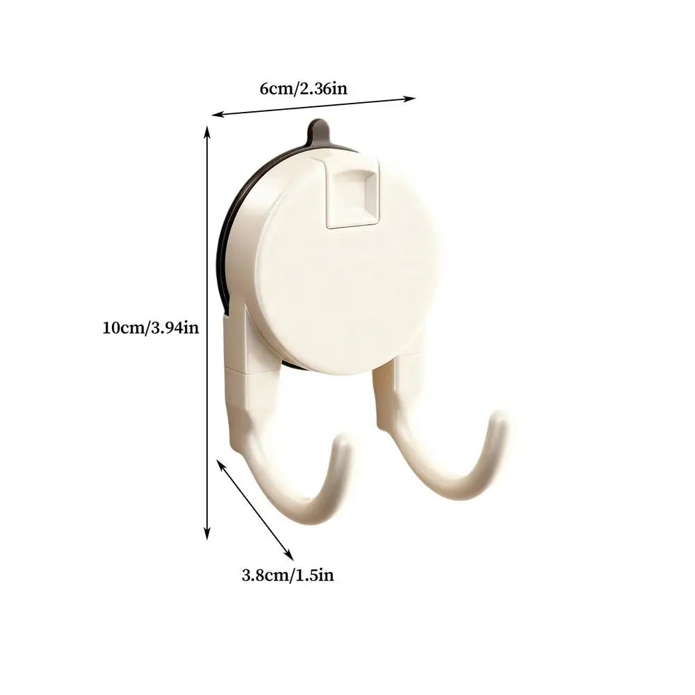 Suction Cup Hooks Retractable Reusable Bag Hanger Removable Towel
