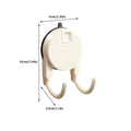 Suction Cup Hooks Retractable Reusable Bag Hanger Removable Towel