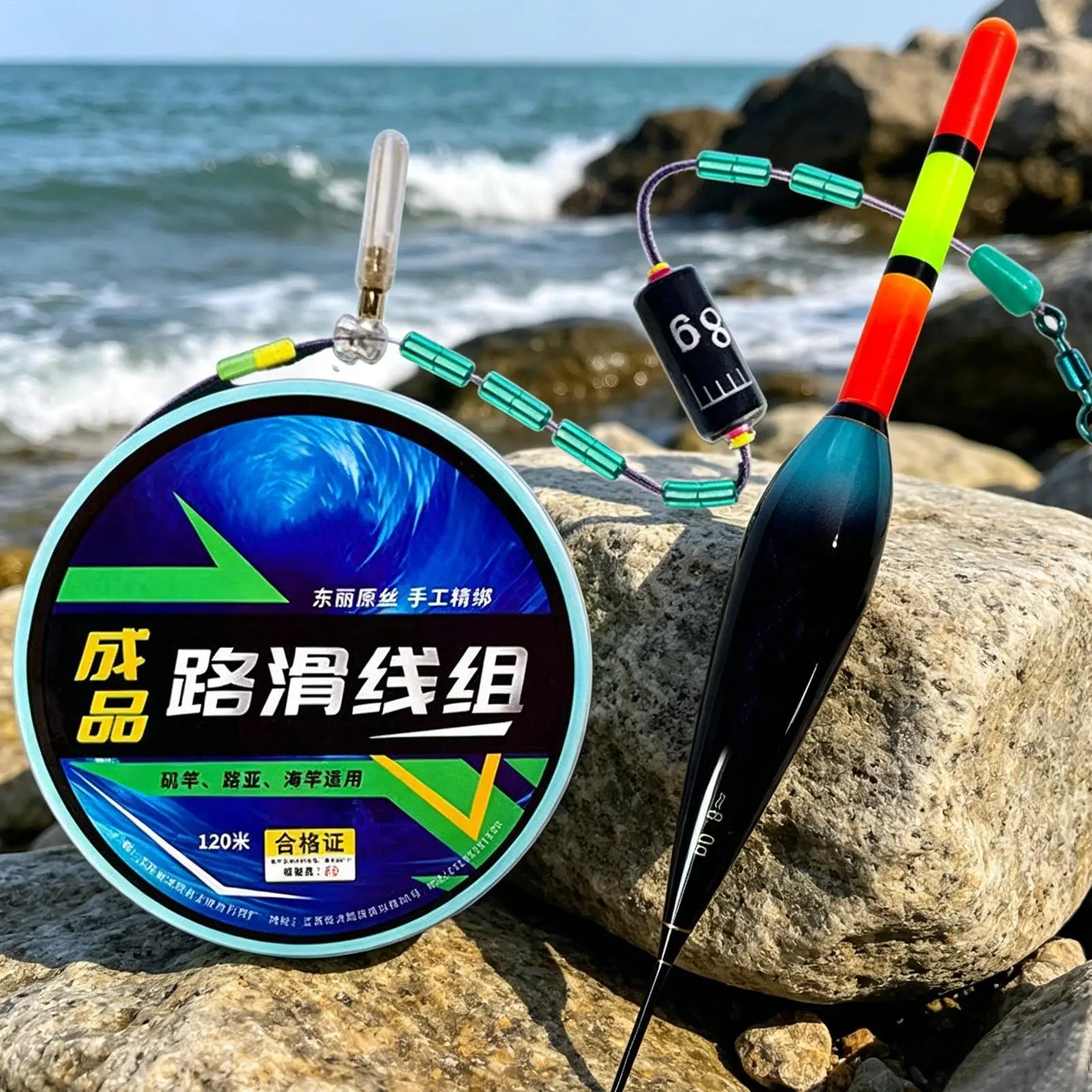 Lines for Fishing with Color Changing Float Portable Fishing Wire for Anglers Fishermen Men Fathers Husbands Saltwater Sea Lake Zpaxo