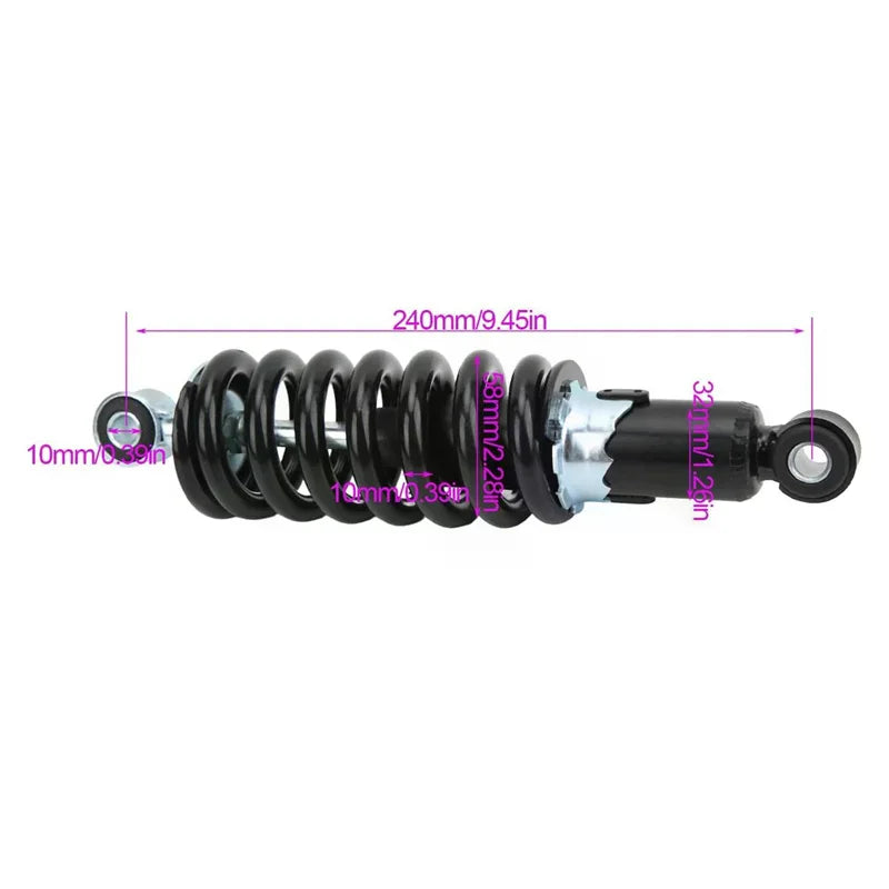 Rear Shock Absorber 240–290mm | Dirt Bike ATV 1200LBS