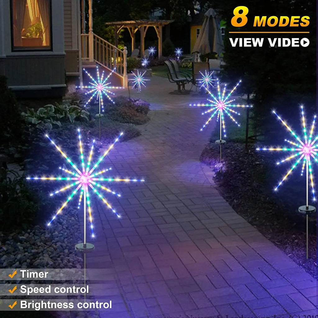 Solar Fairy Lights Outdoor Waterproof Landscape LED Lawn Lamps Zpaxo