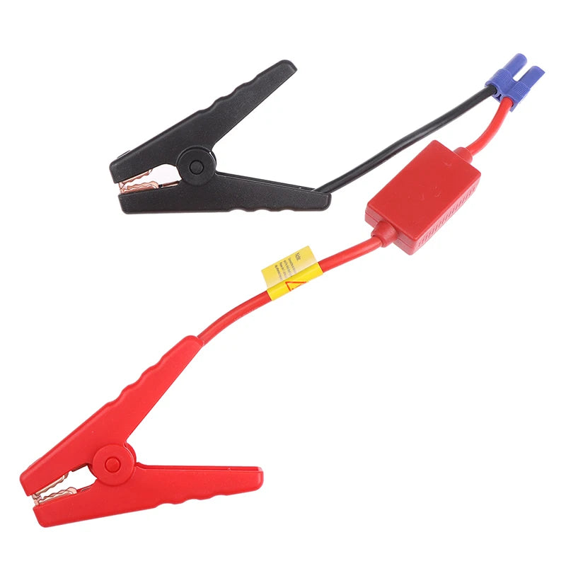 12V Jump Starter Cable Clamps Booster EC5 Plug Connector Prevent