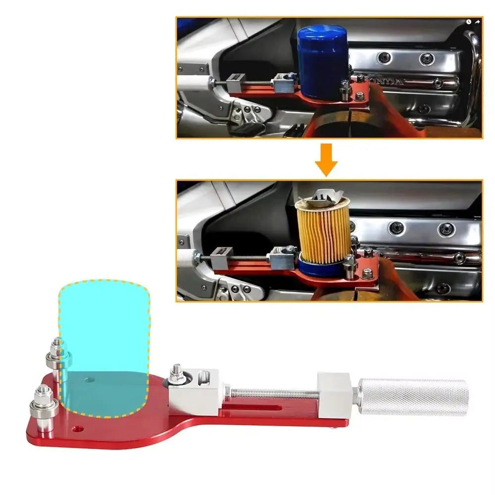 Aluminum Alloy Oil Filter Cutter Adjustable Design Vise Jaw Plate Inspection Tool Oil Filter Heavy Duty Universal Cutting Tool Zpaxo