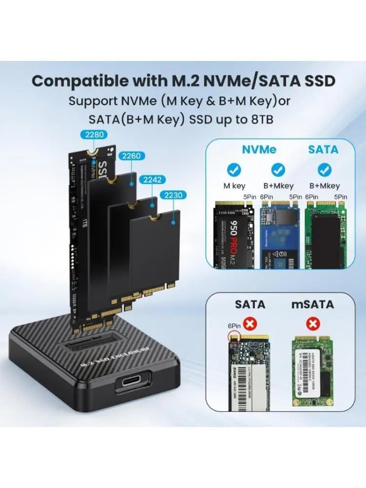 652F M 2 USB C States Docking Station Scenario Highly Speed Data Cable Zpaxo NVME and NGFF CN