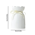 White Vases Centerpieces Ceramic Cute Elegant Aesthetic Decor Bouquet