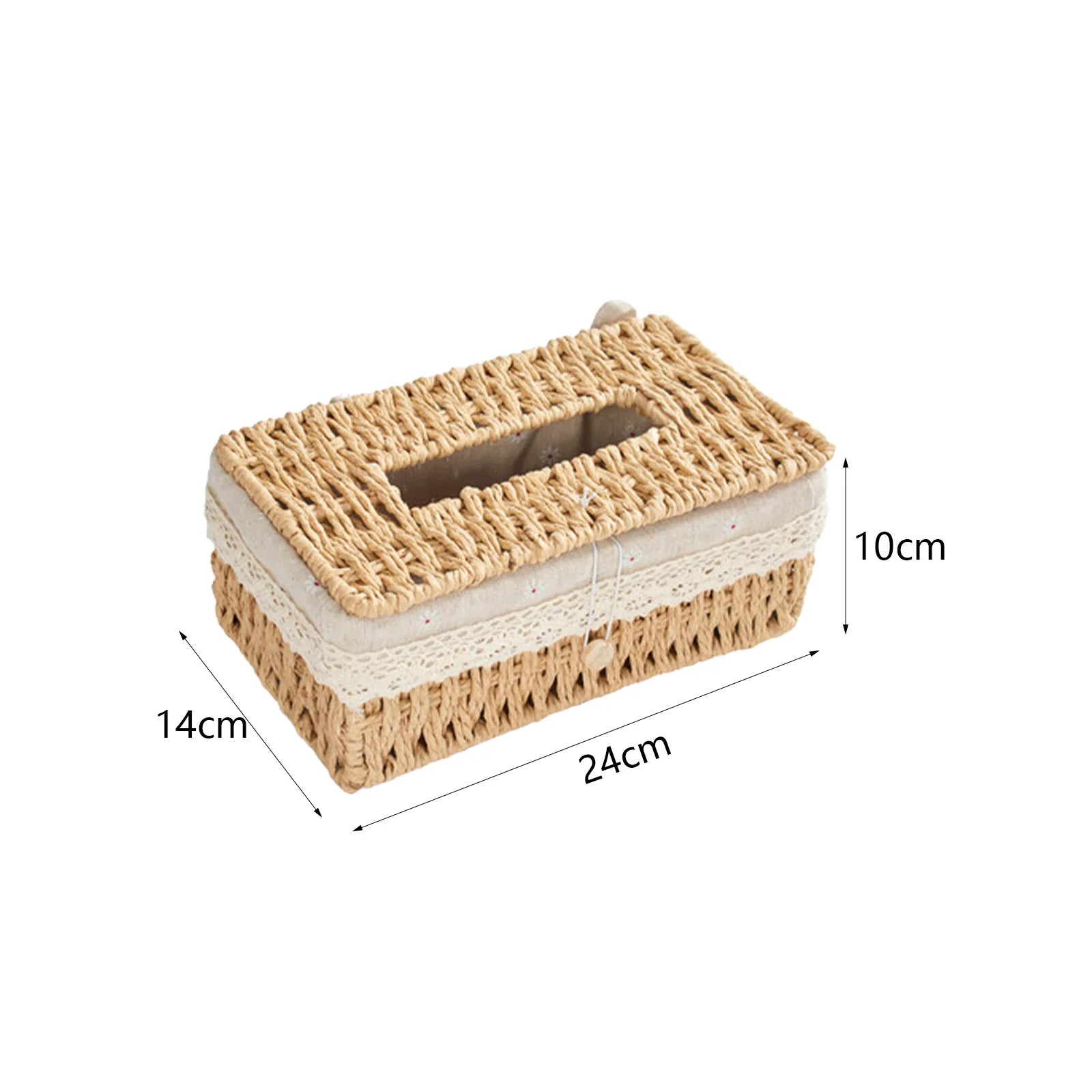 Paper Holder Toilet Paper Rack Napkin Dispenser Tissue Box Cover for Bedroom Livingroom Hotel Restroom Desktop Organizer Zpaxo Beige