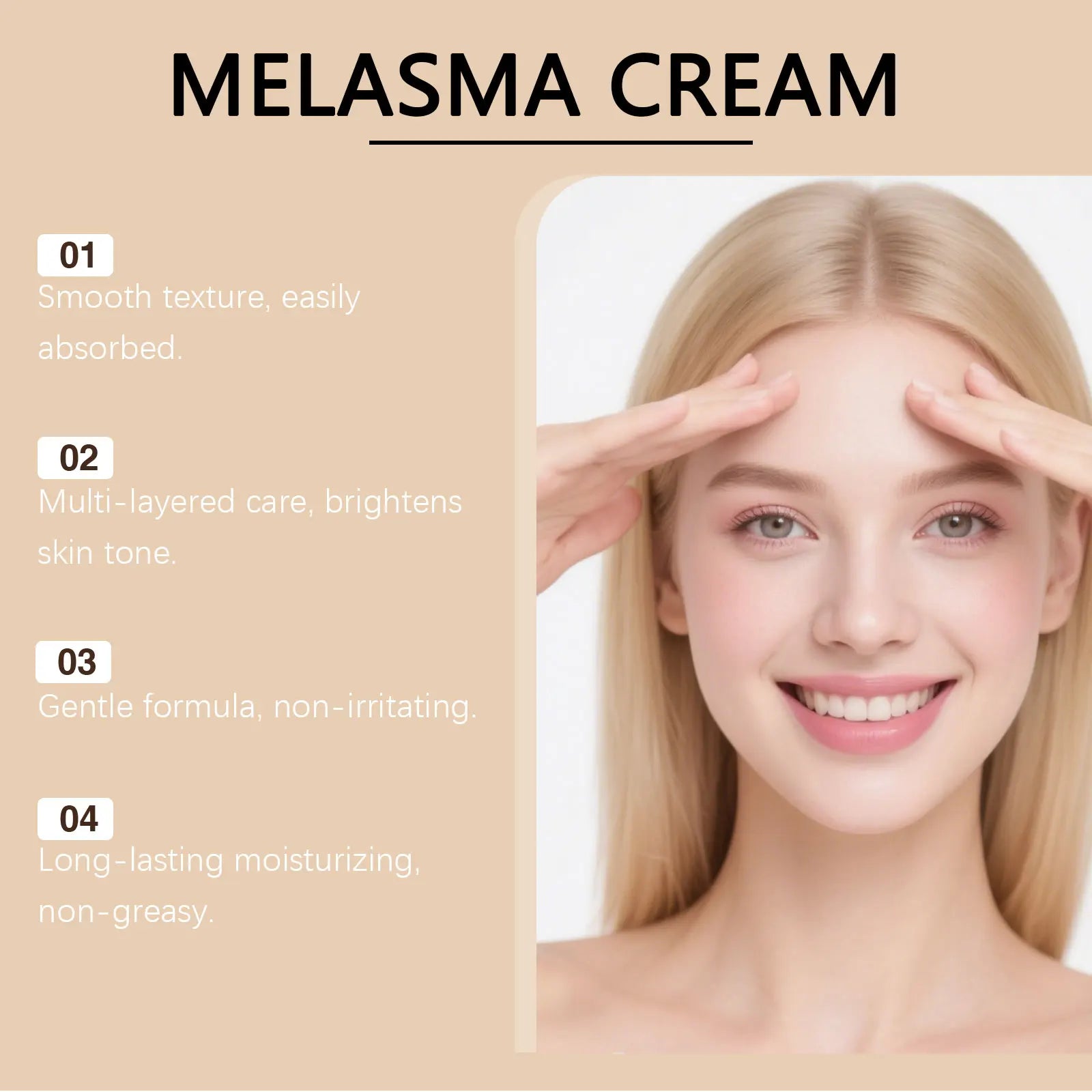 Radiance Brightening Cream with Niacinamide, Moisturizing and Hydrating Face Cream, Smooth Skin Skincare Product Zpaxo