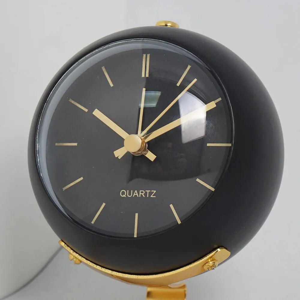 Nordic Minimalist Alarm Clock – Silent Luminous Analog Desk Clock Analog Alarm Clock Zpaxo