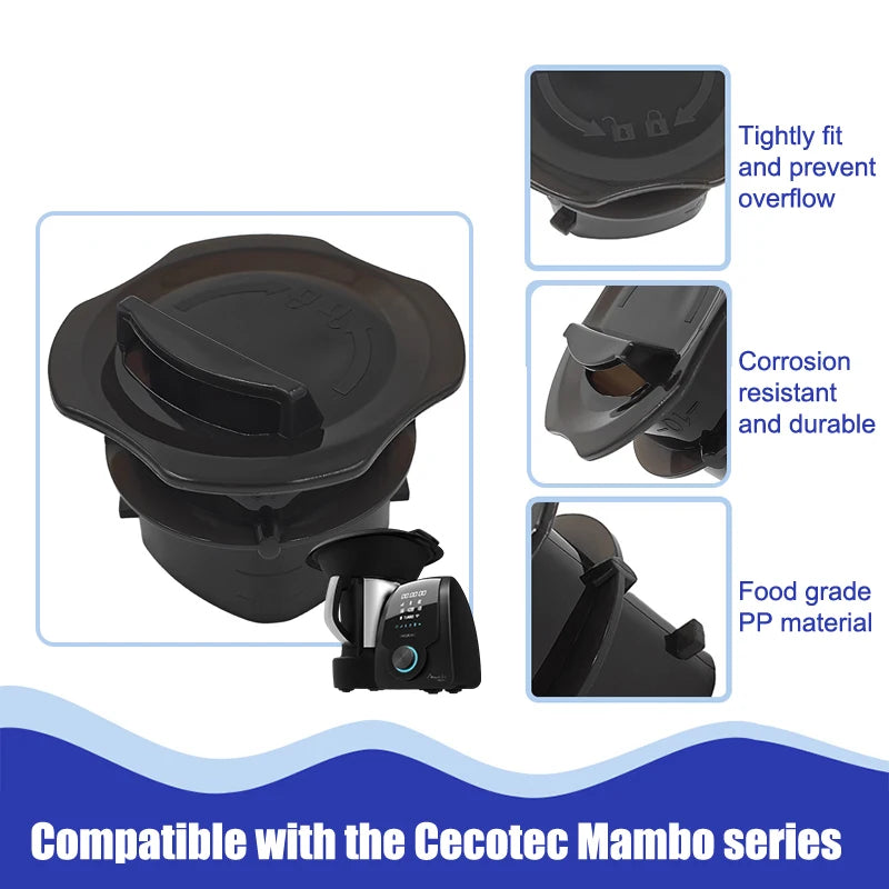 Black Measuring Cup Small Cover Cecotec Mambo Chef Machine Kitchen