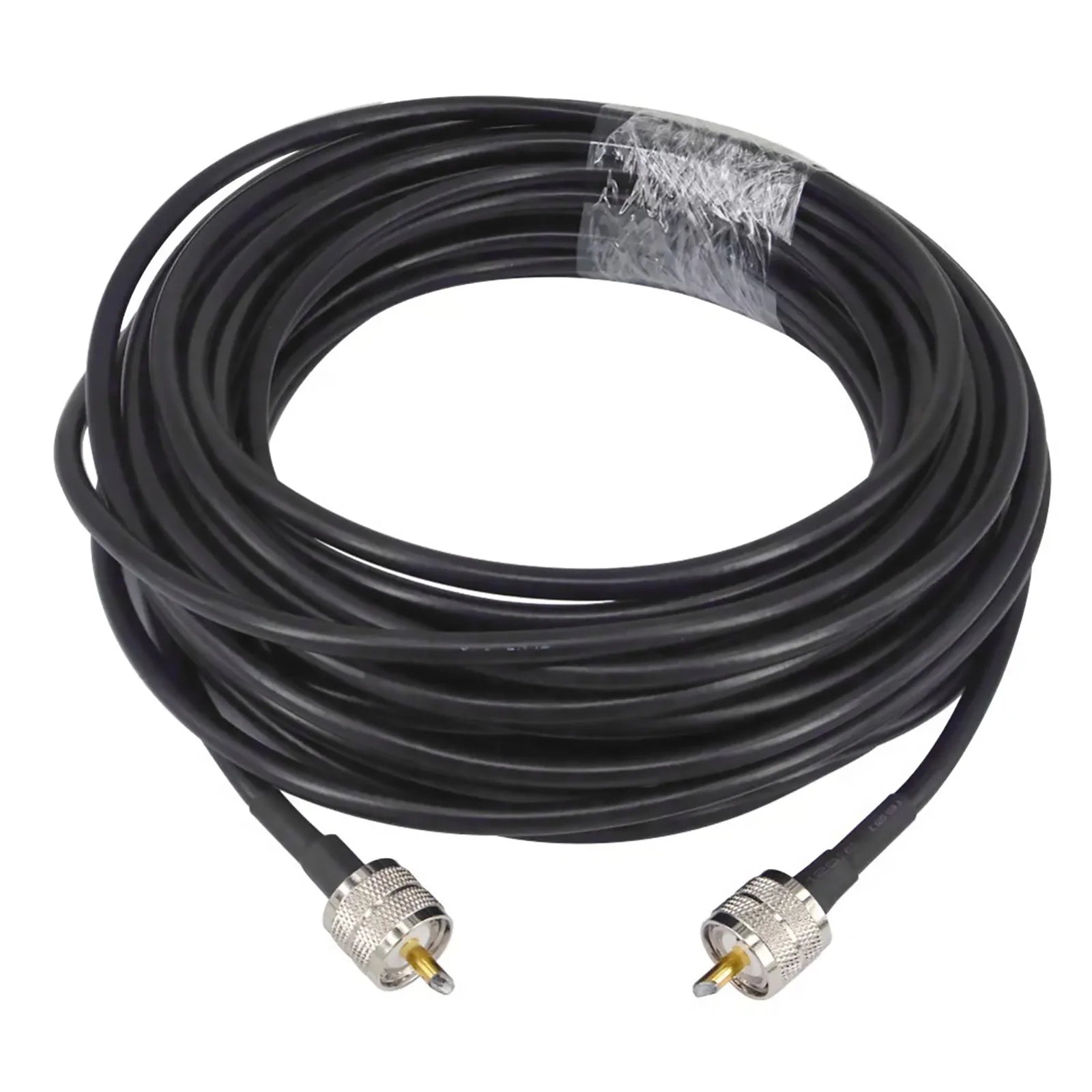 15m PL259 UHF Male Cable Extension RG58 Coaxial Connector Crimp 50ohm
