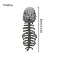 Dinosaur Skeleton Costume Plush Animal Toy Halloween Outfit Kids