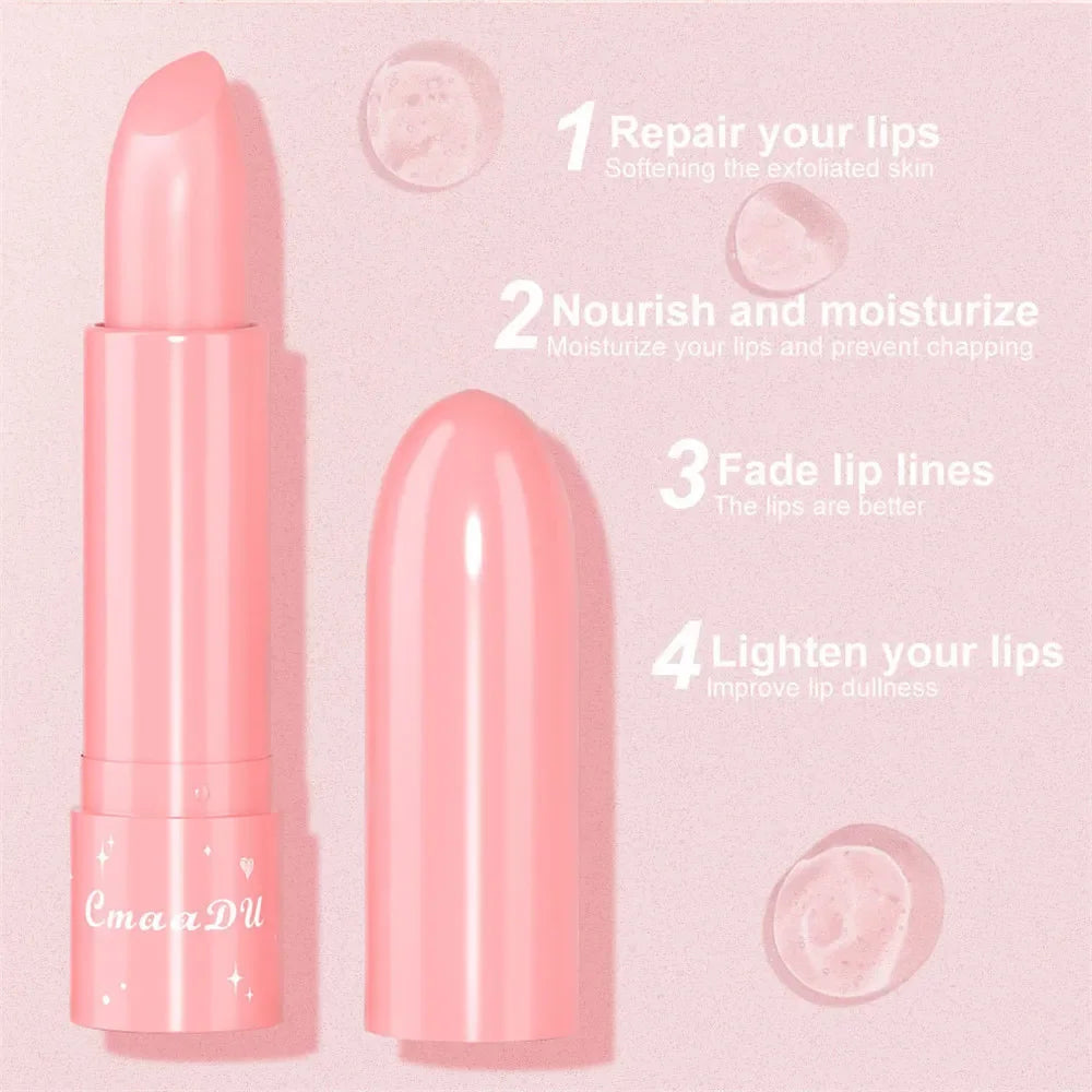 New 6 Colors Fruity Lip Balm Nourish Moisturize Lipstick Long Lasting Hydrating Fade Lip Lines Prevent Dry Lips Make Up Lip Care Zpaxo