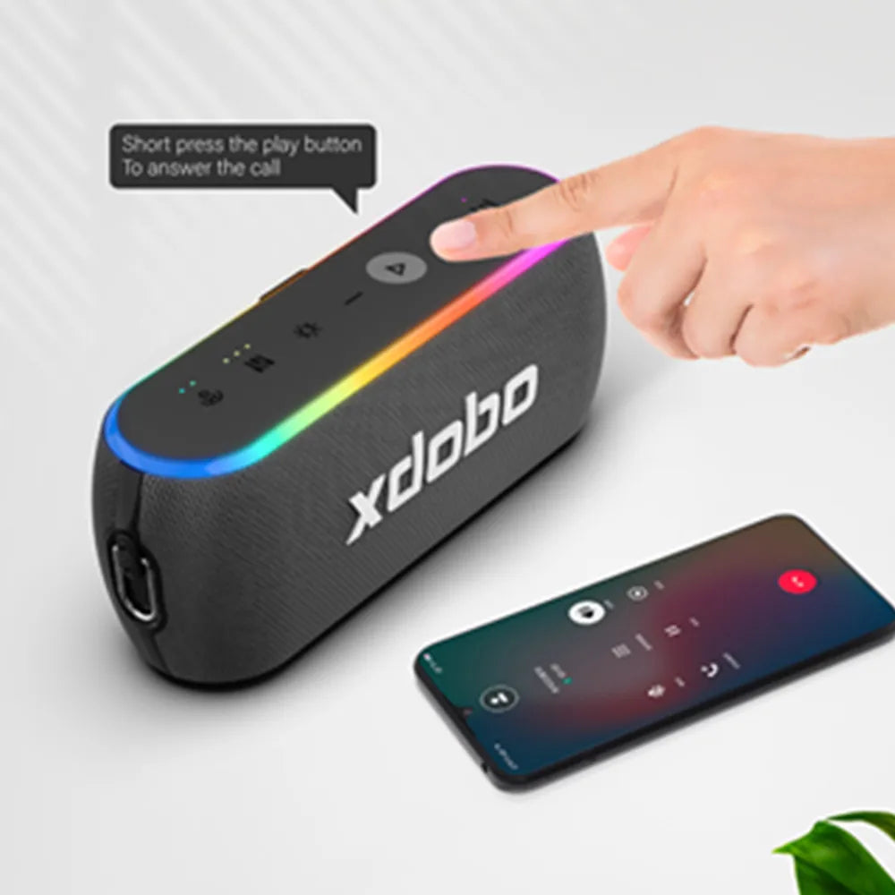 XDOBO X8III Bluetooth Speaker Wireless 60W Power Subwoofer Deep Bass Zpaxo