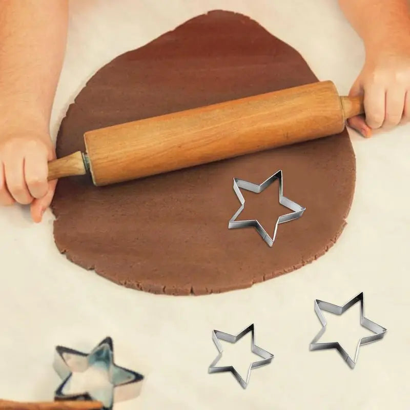 Small Star Cookie Cutter Stainless Steel Pastry Molds Shaped Biscuits