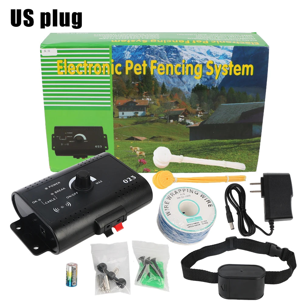 Electric Dog Fence Electronic Pet System Containment Sound Shocked