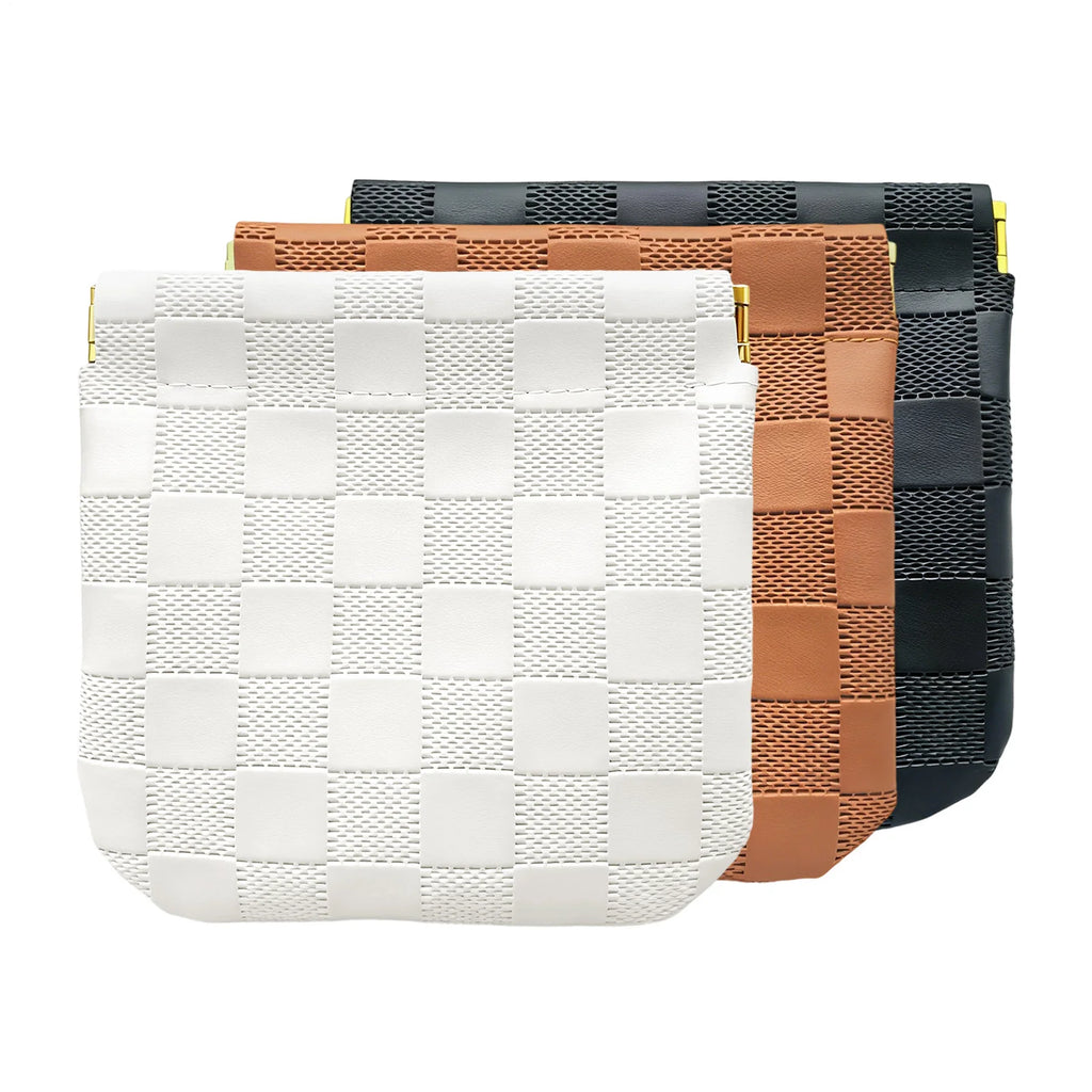 Small Auto-Closure Makeup Bag – Cosmetic & Jewelry Pouch Cosmetic Pouch Zpaxo