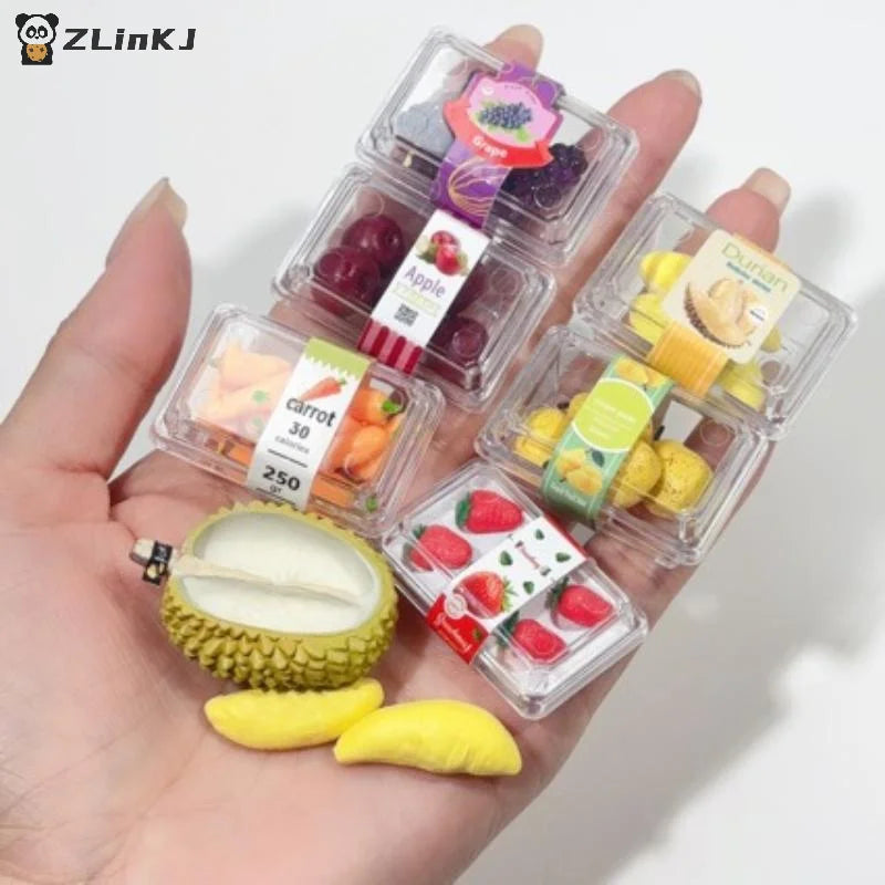 Doll Accessories Toys 1 6 Dollhouse Miniature Food Supermarket Zpaxo