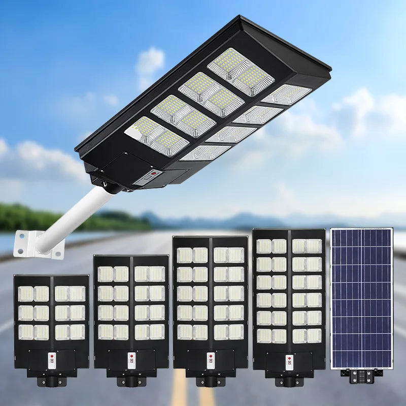 600W 800W 1000W LED Solar Lamp Wall Street Lights Bright Motion Zpaxo