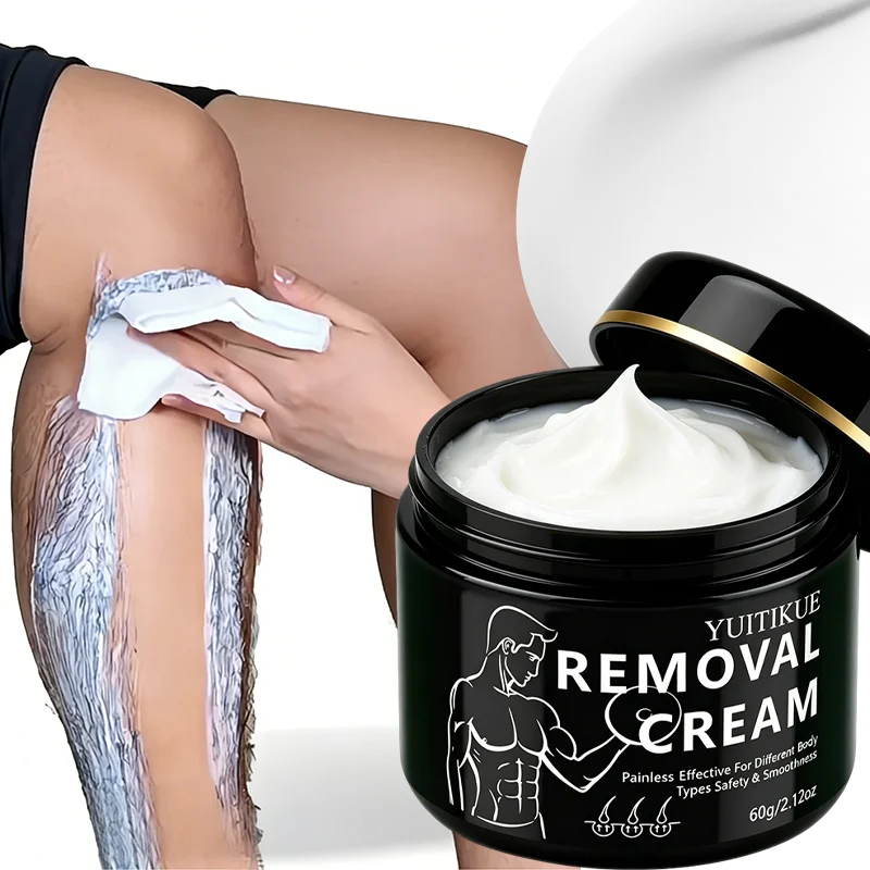 YUITIKUE Men's Hair Removal Cream – Mild & Painless Formula Hair Removal Cream Zpaxo