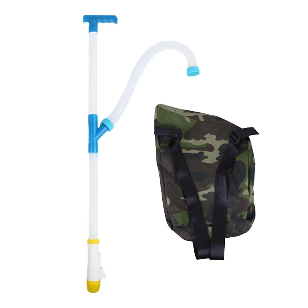 Garden Fertilizer Spreader Bag Handheld Broadcast Seeder Manure Zpaxo PVC
