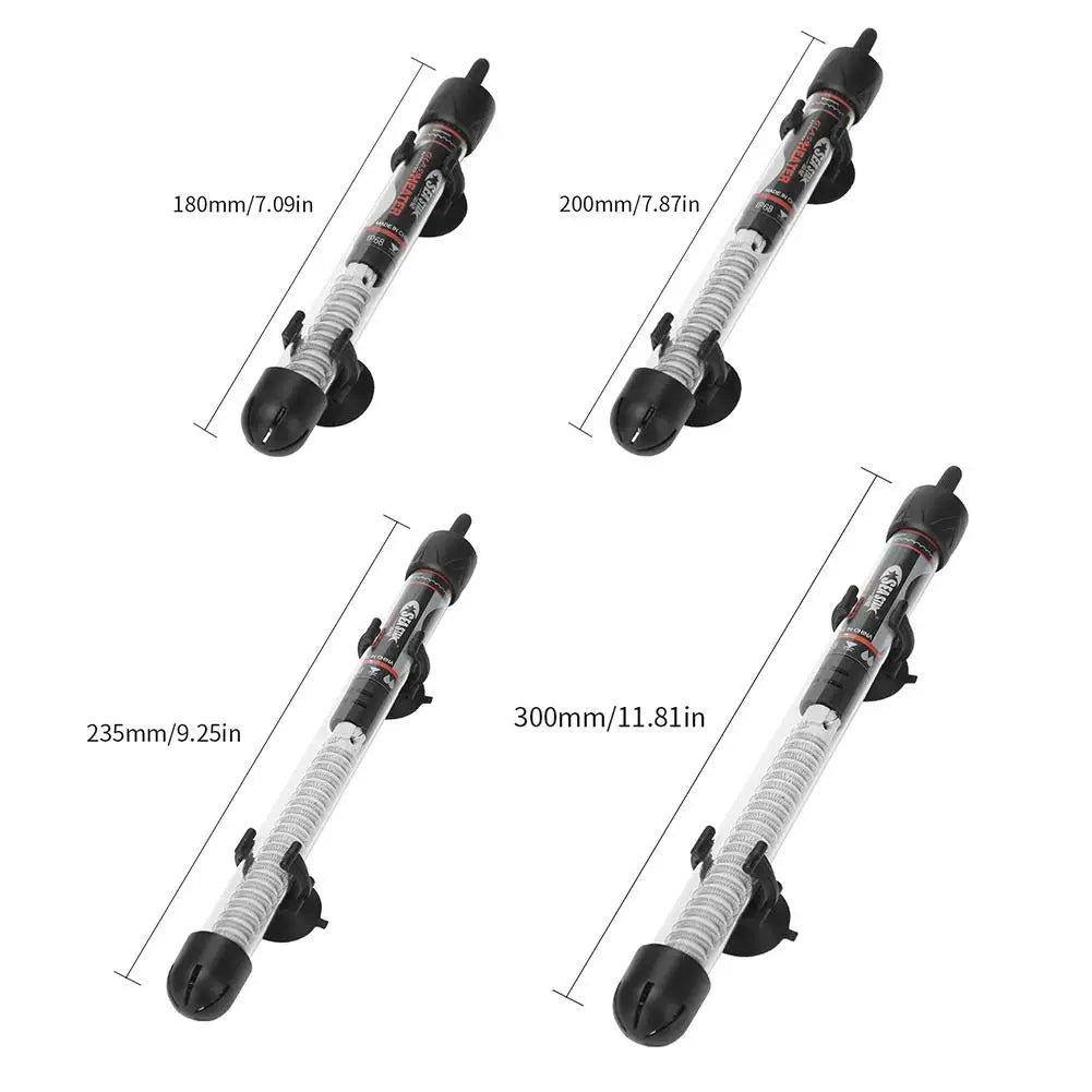 Submersible Aquarium Heater 25W–300W | Fish Tank Heating Rod Aquarium Heater Zpaxo