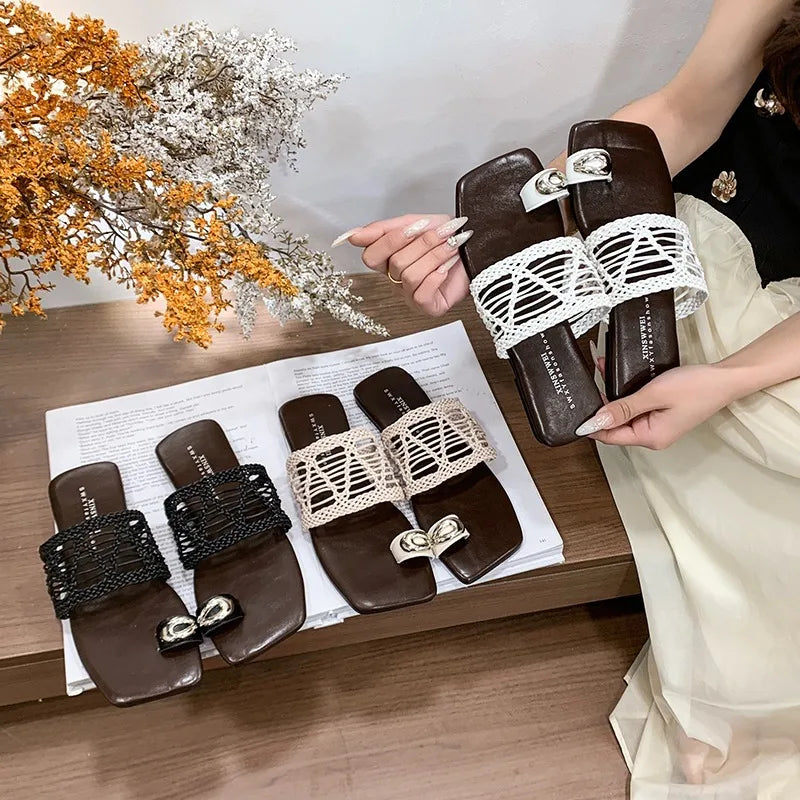 Slippers Women Flats Clip Toe Fashion Lightweight Sandals Summer Zpaxo