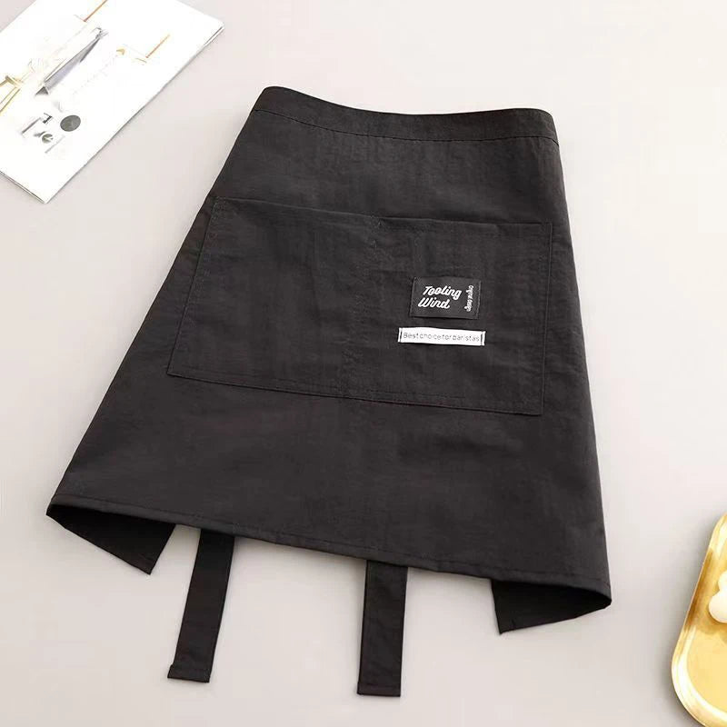 Ladies Canvas Kitchen Apron Restaurant Waitress Essential Extended Zpaxo