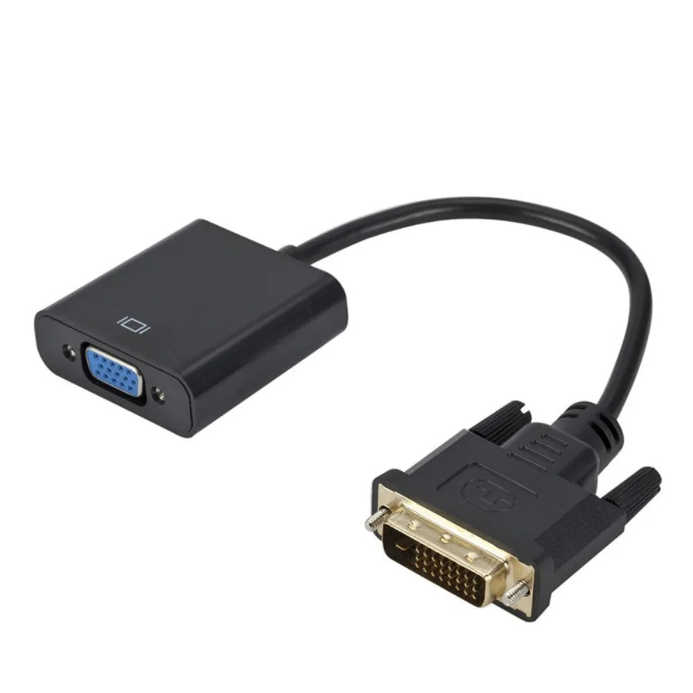 DVI VGA DVI-D Adapter Output Input Converter Chip Cable Zpaxo