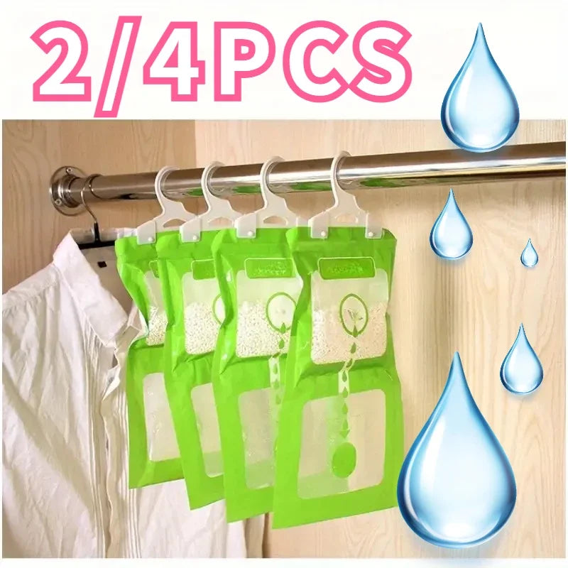 2 Household Hangable Dehumidification Bag Wardrobe Dehumidifier