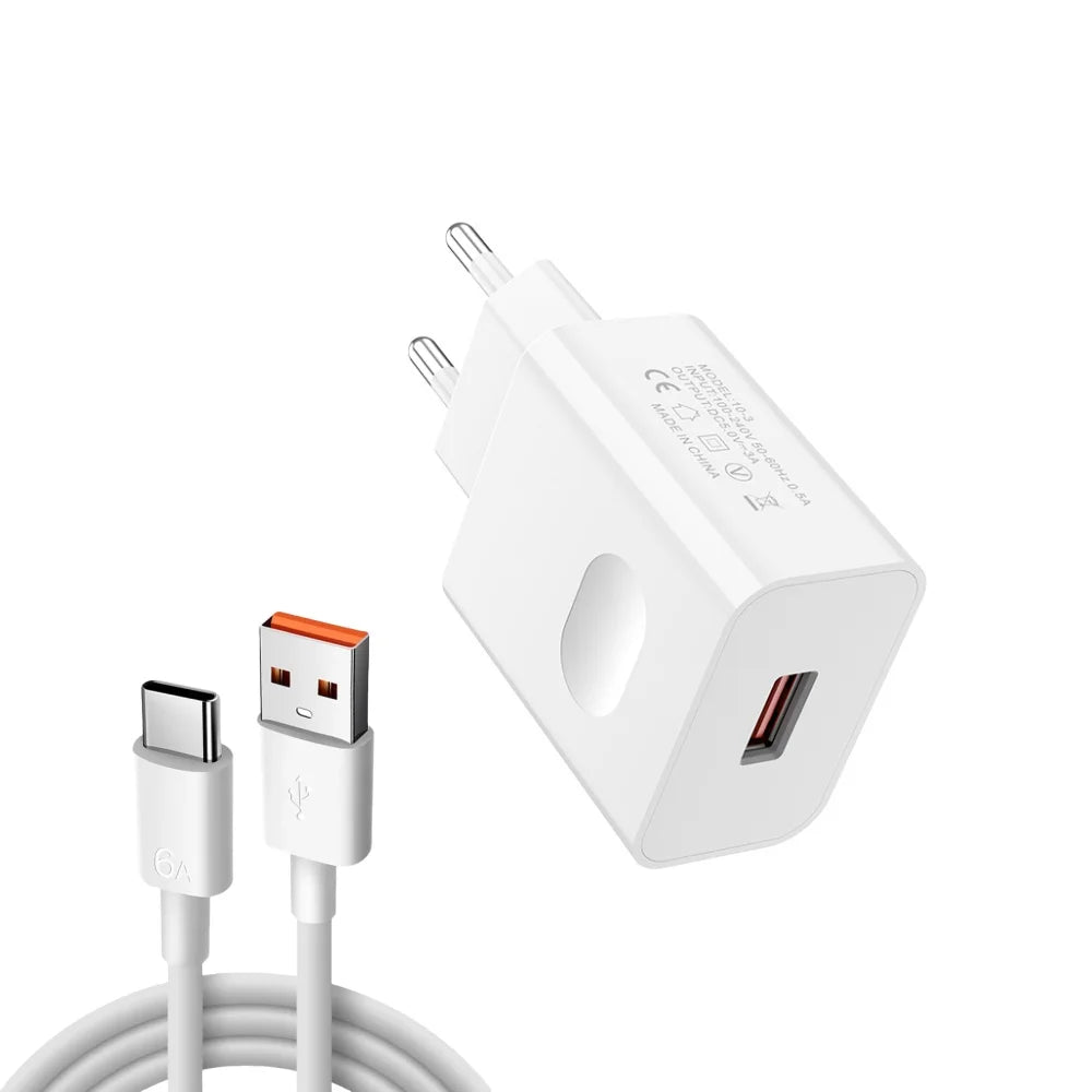 Portable USB Wall Charger – Fast 2A Travel Power Adapter USB Wall Charger Zpaxo EU Plug 1m Cable