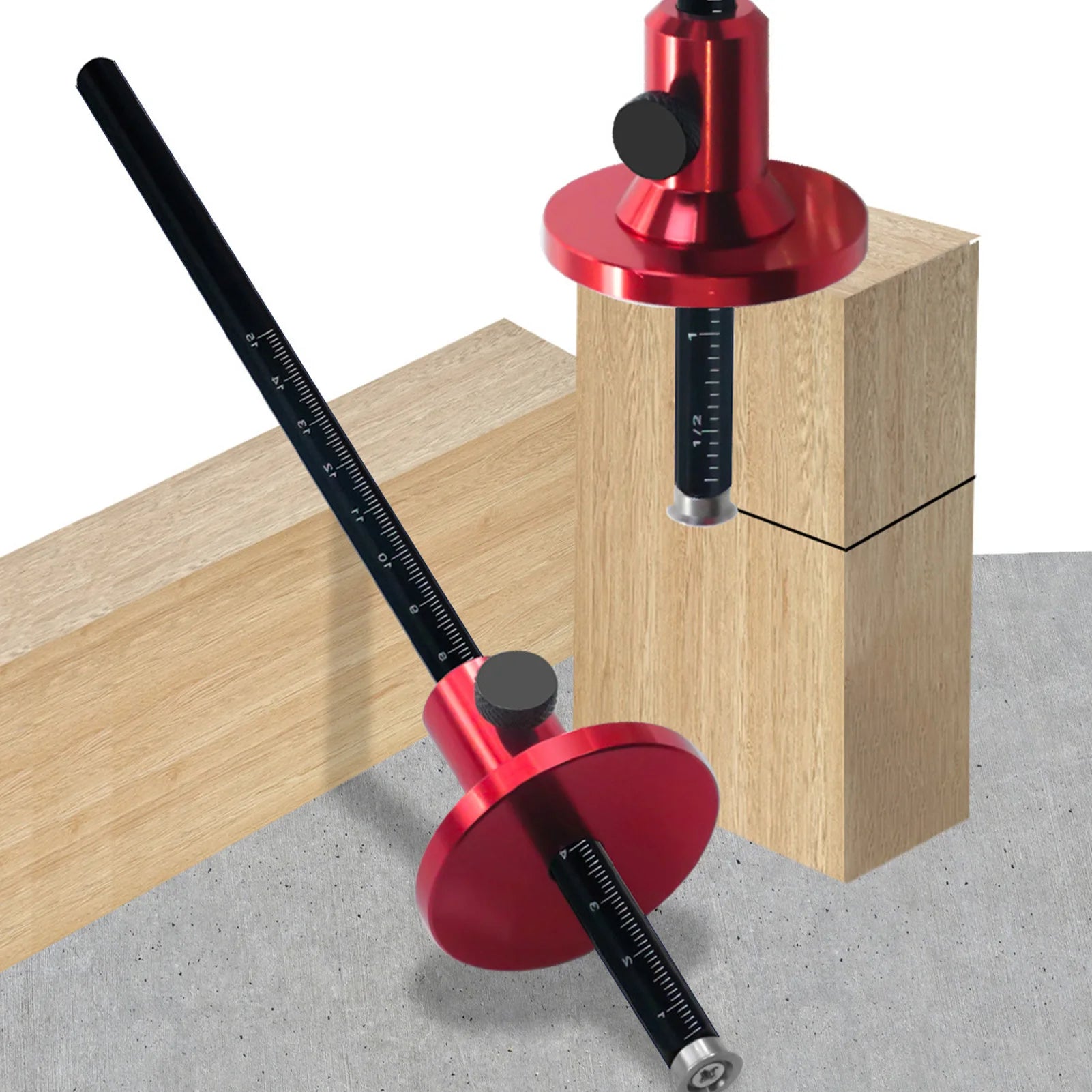 Woodworking Scribe Tool European Knob Adjustment Wood Marking Scriber