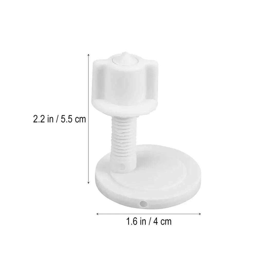 Plastic Toilet Hinge Screws & Nuts – Universal Replacement Set Toilet Hinge Screws Zpaxo