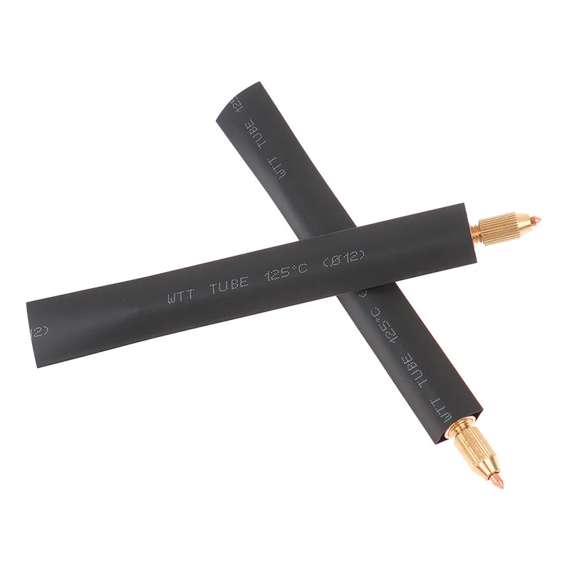 1Set Battery Spot Welding Pen Handheld Copper Belt 3mm Core DIY Point Touch Pen Thread Fixed For Battery Spot Welding Zpaxo