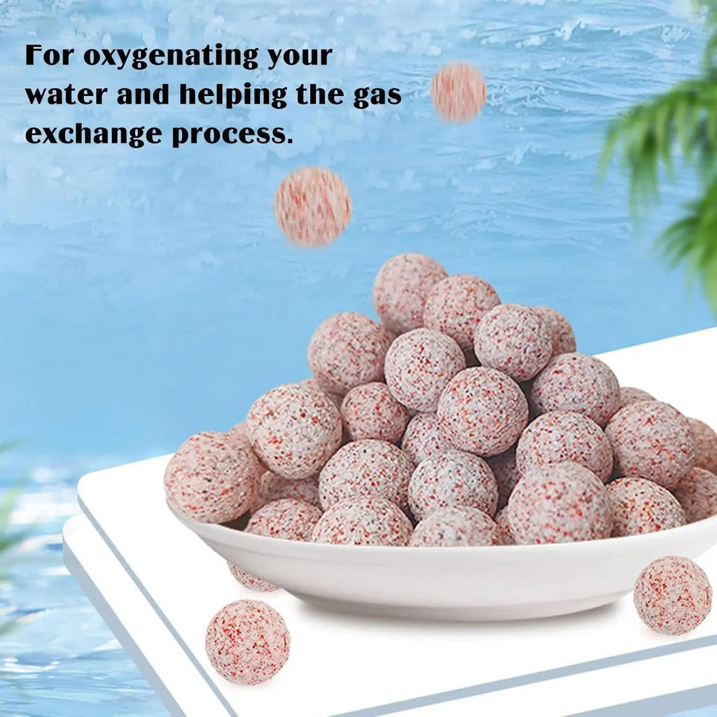 Fish Tank Filter Material Quartz Ball Pill Pond Water Purification Aquarium Shop Filter to Remove Yellow Water Bacteria Hollow Zpaxo