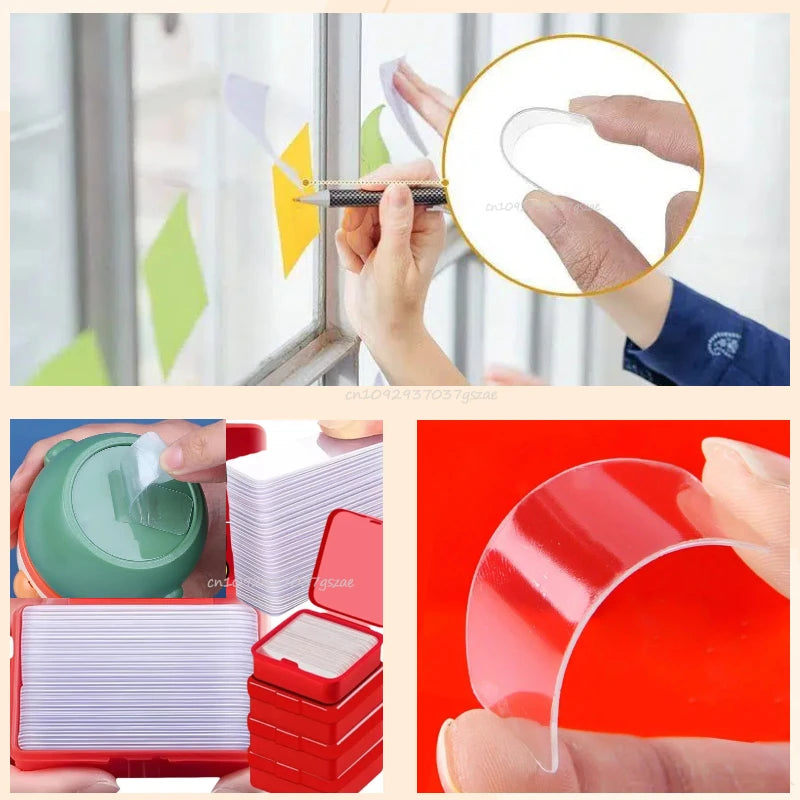 Super Strong Double Sided Adhesive Tape Transparent Wall Stickers Water Proof Household Products Adhesives Gadget Waterproof Zpaxo