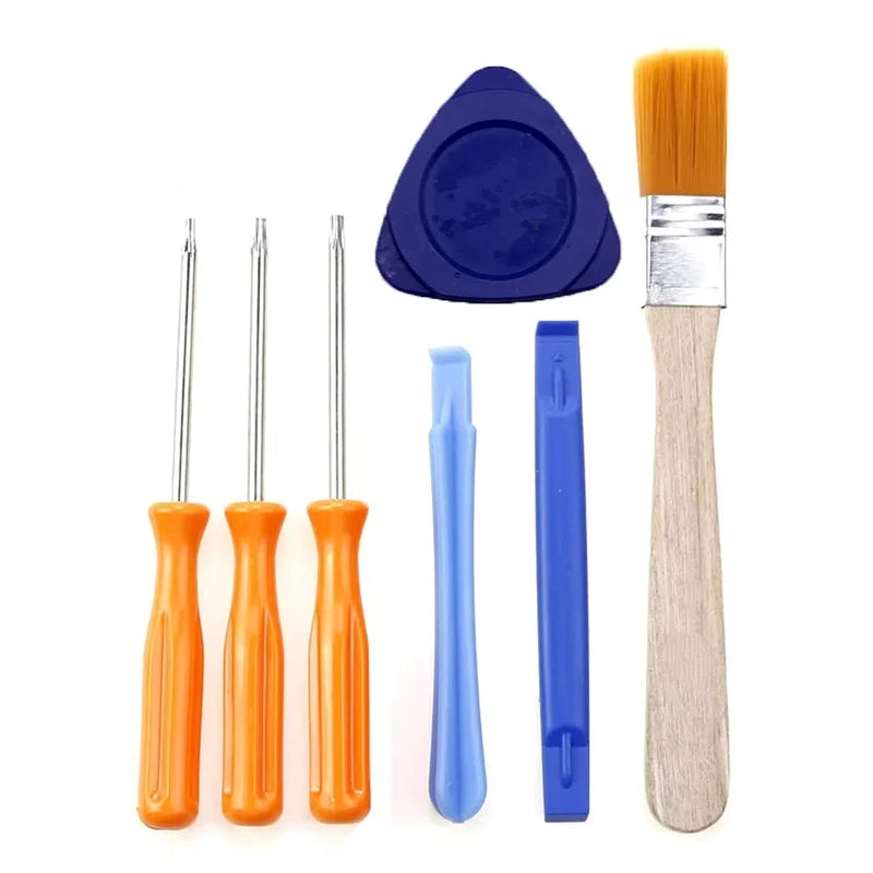 7Pcs Professional Repair Tool Kit Torx T6 T8 T10 Security Screwdriver Set Game Console Controller For PS5 PS4 PS3 Xbox One 360 Zpaxo